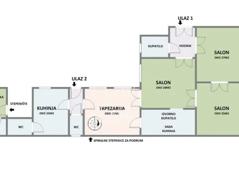 Sale, three bedroom apartment, 160m², Tolicin Venac, Beograd - image 15