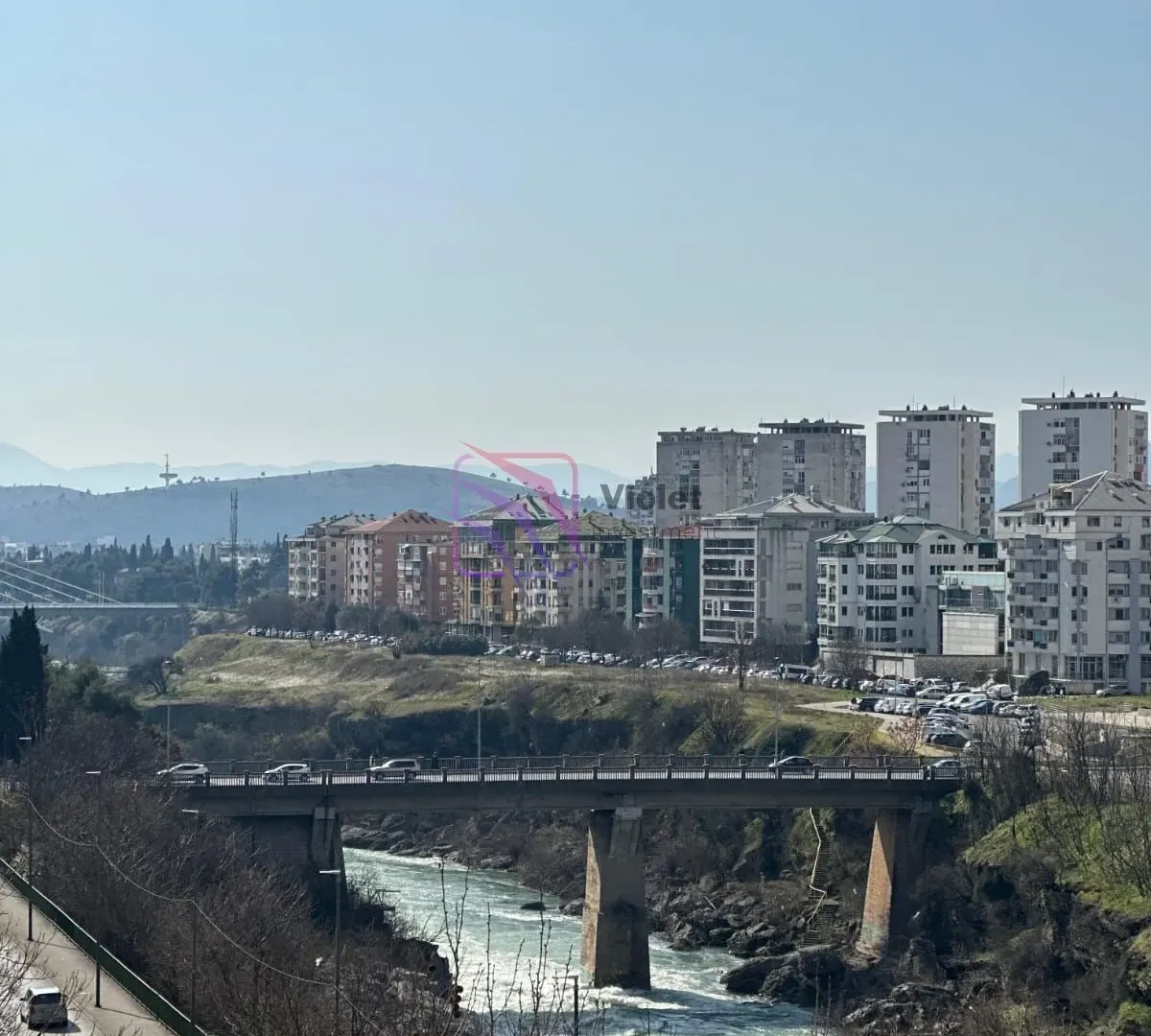 Rent, one bedroom apartment, 45m², City Kej, Podgorica