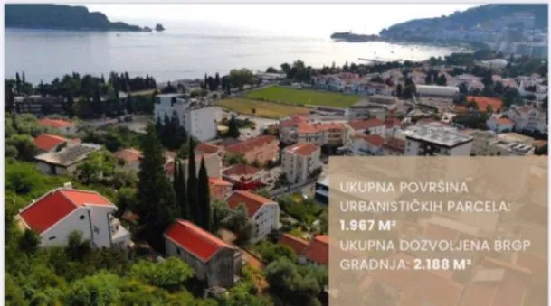 Sale, land lot, 1967m², Podkošljun, Budva