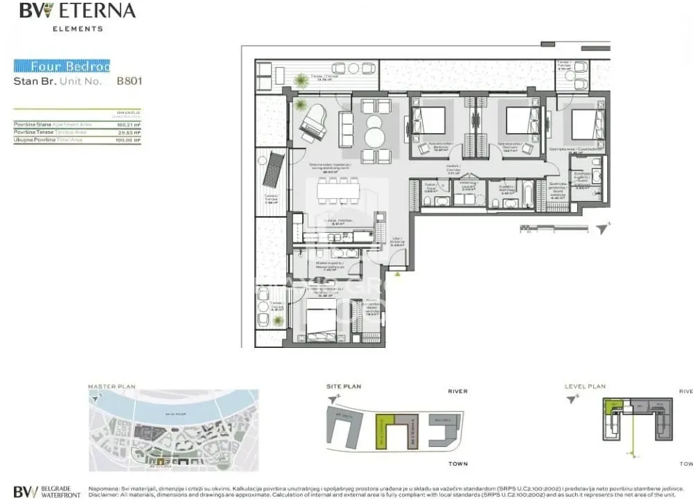 Prodaja, stan, 190m², Savski Venac, Beograd