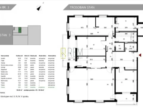 Prodaja, trosoban stan, 144m², Centar, Podgorica - image 5