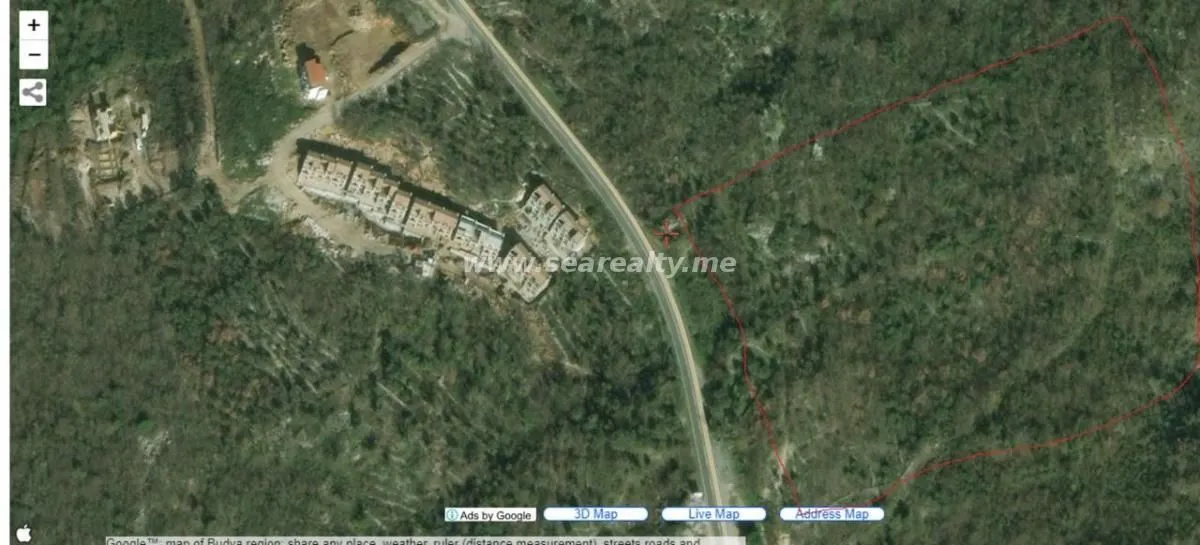 Prodaja, plac, 2600m², Reževići, Budva