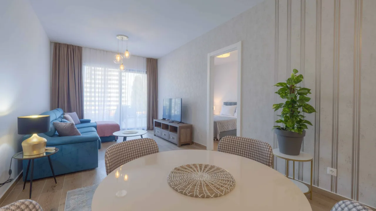 Rent, one bedroom apartment, 56m², Gospoština, Budva