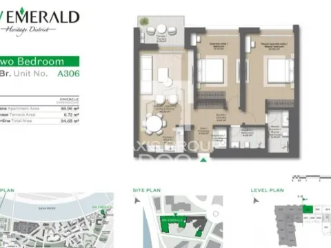 Prodaja, dvosoban stan, 95m², Savski Venac, Beograd