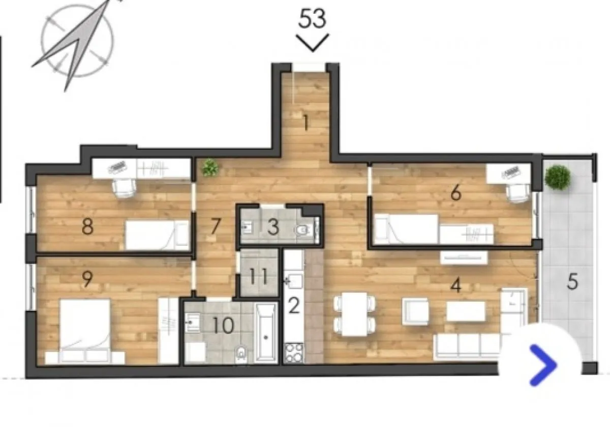 Prodaja, četvorosoban stan, 92m², Telep, Novi Sad Sve Podlokacije