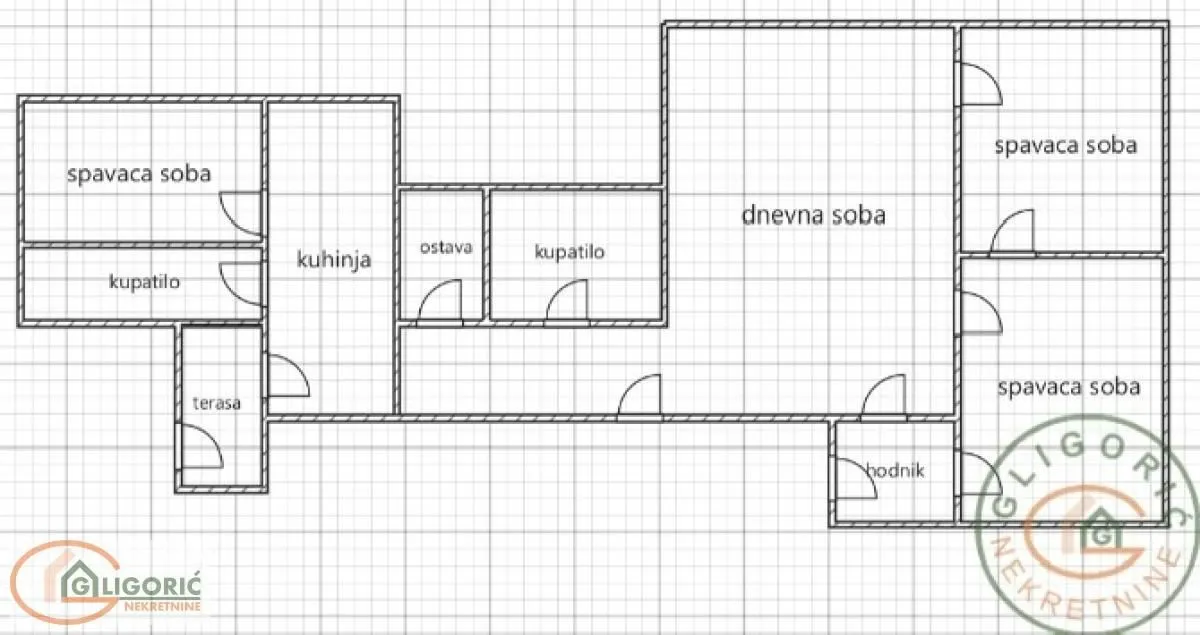 Prodaja, trosoban stan, 102m², Stari Grad, Beograd