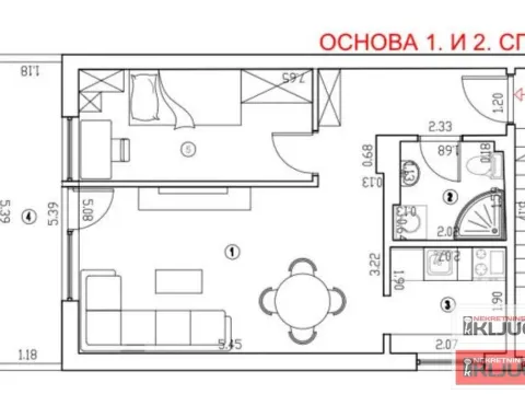Prodaja, dvosoban stan, 44m², Sremska Kamenica, Petrovaradin - image 6