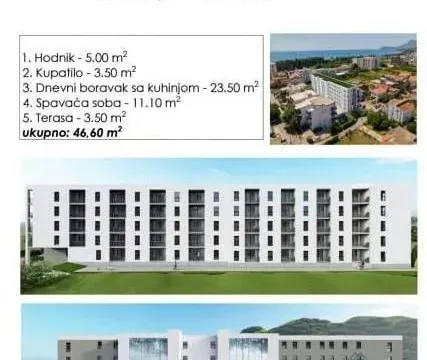 Prodaja, jednosoban stan, 47m², Ilino, Bar - image 3