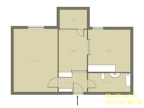 Sale, one bedroom apartment, 45m², Vračar Sve Podlokacije, Beograd - image 15