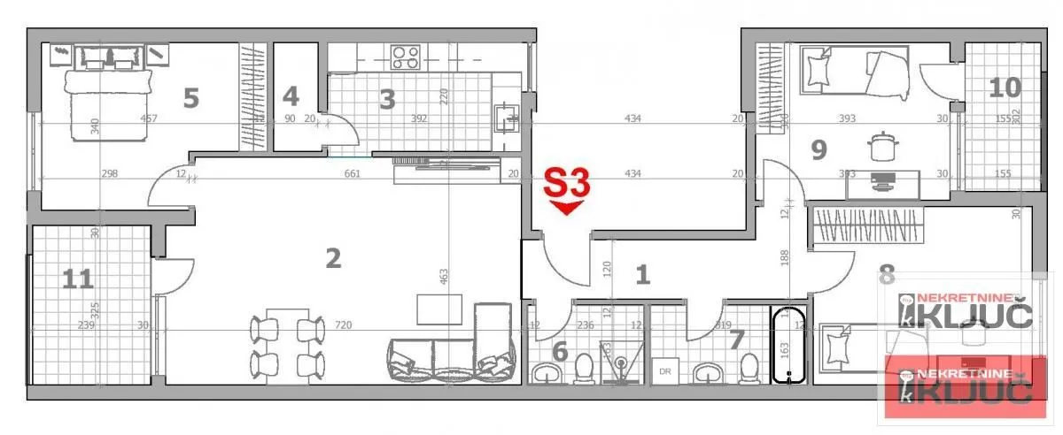 Prodaja, četvorosoban stan, 103m², Veternik, Novi Sad Sve Podlokacije