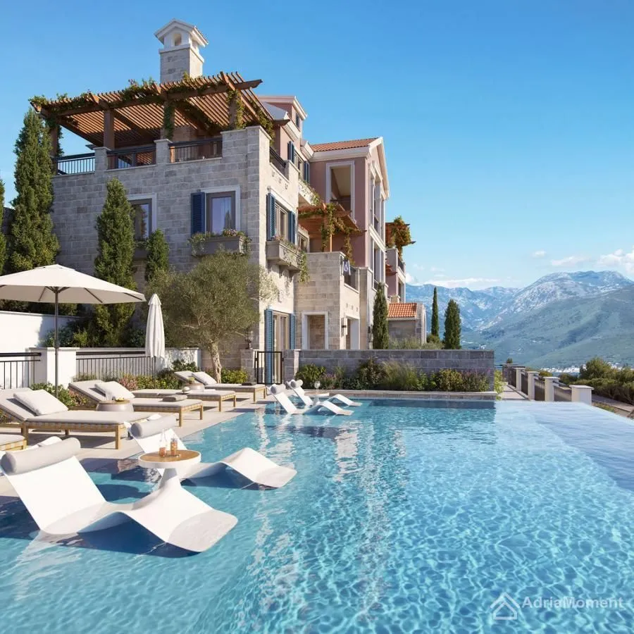 Prodaja, jednosoban stan, 77m², Luštica Bay, Tivat