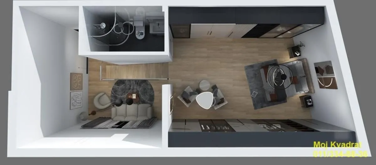 Prodaja, trosoban stan, 76m², Voždovačka Crkva, Voždovac Sve Podlokacije