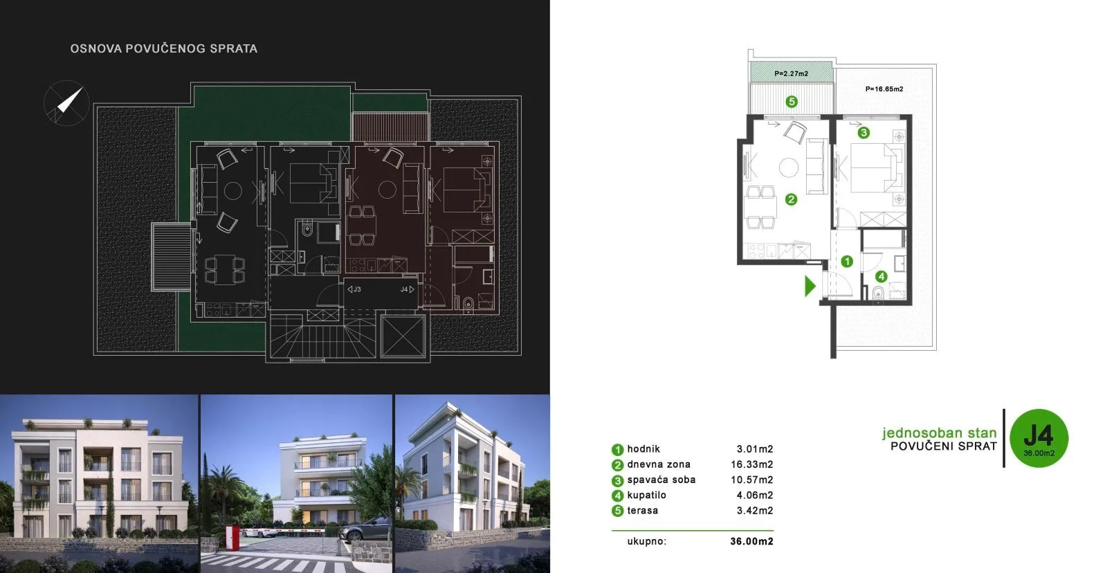 Prodaja, stan, 54m², Tivat, Crna Gora
