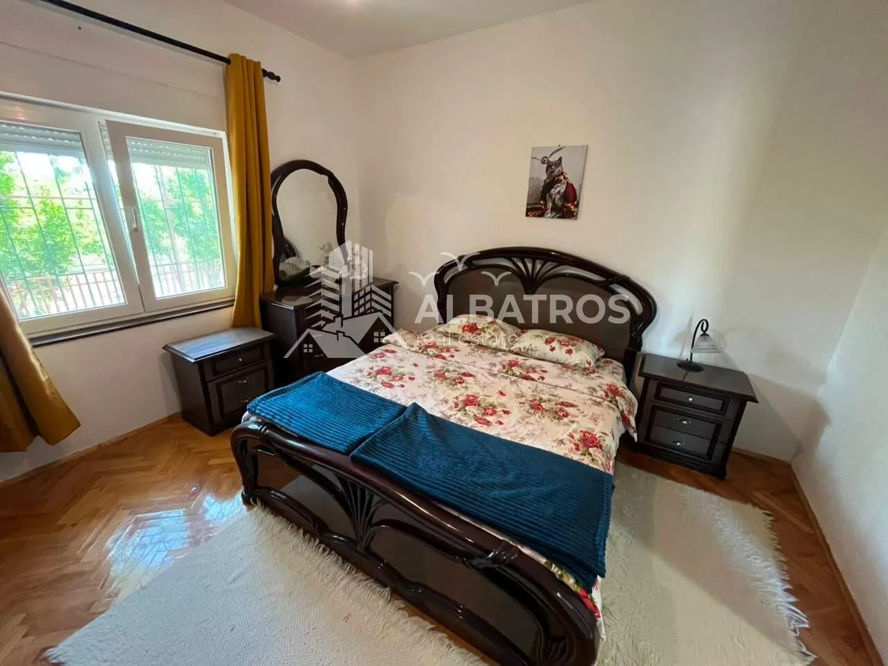 Rent, one bedroom apartment, 55m², Bjeliši, Bar