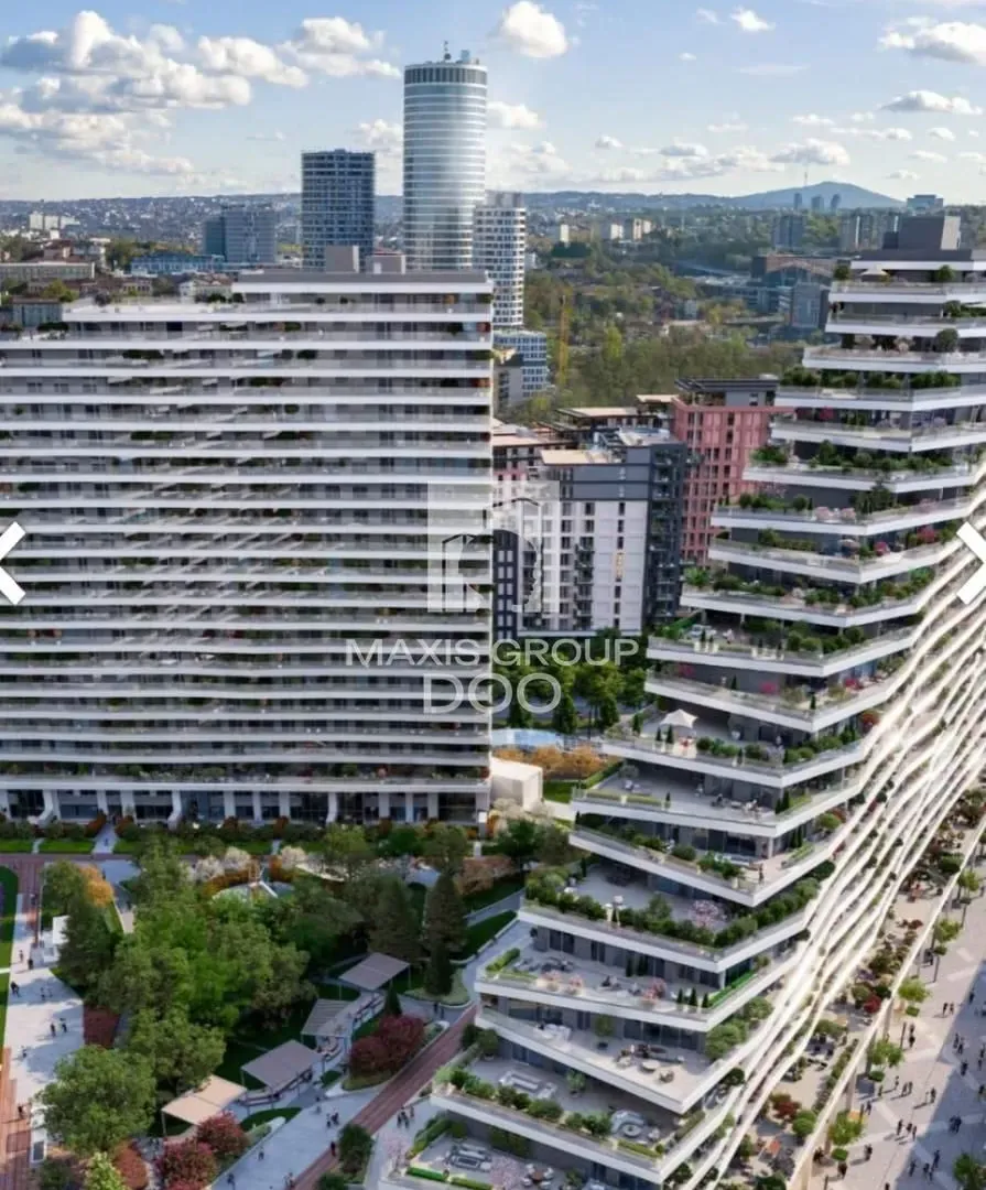 Sale, two bedroom apartment, 72m², Savski Venac, Beograd