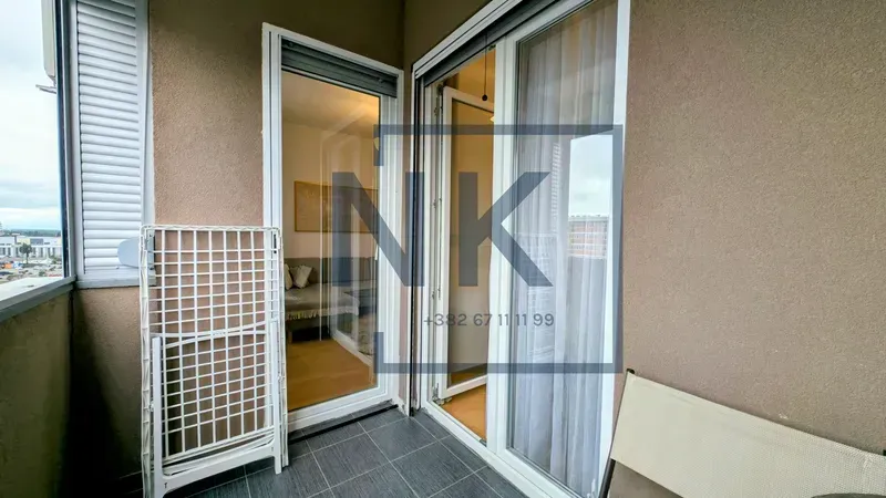 Rent, one bedroom apartment, 45m², Pobrežje, Podgorica