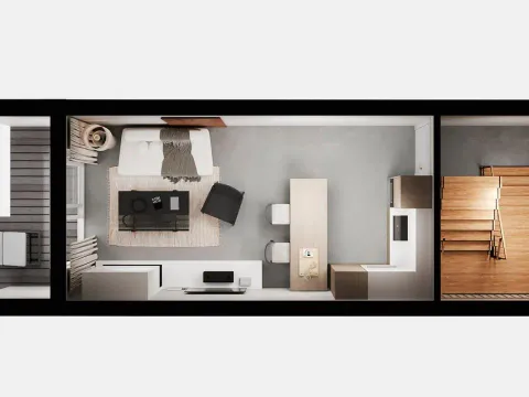 Sale, studio apartment, 29m², Bonići, Tivat - image 10