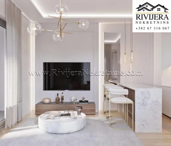 Prodaja, dvosoban stan, 67m², Prčanj, Kotor