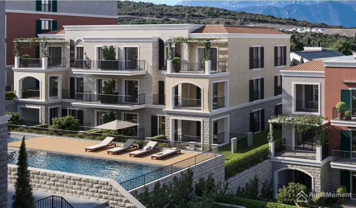 Prodaja, jednosoban stan, 71m², Luštica Bay, Tivat