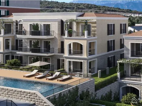 Prodaja, jednosoban stan, 71m², Luštica Bay, Tivat