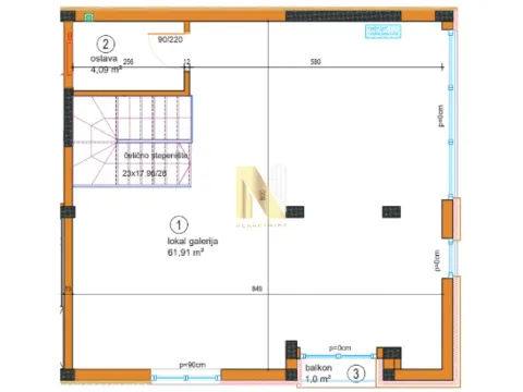 Sale, office space, 195m², Telep, Novi Sad Sve Podlokacije - image 3