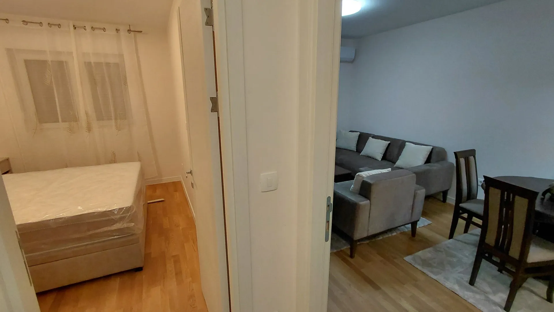 Rent, one bedroom apartment, 40m², Pobrežje, Podgorica