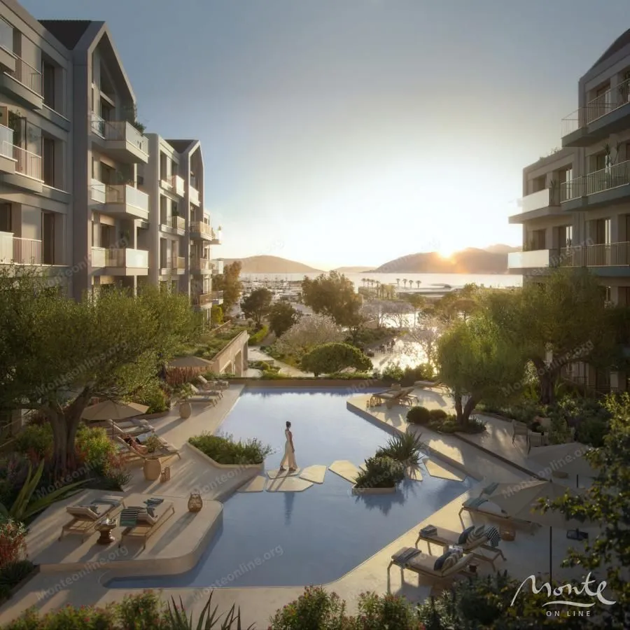 Prodaja, garsonjera, 52m², Porto Montenegro, Tivat