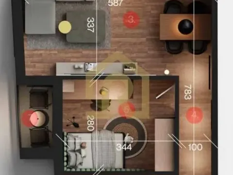 Sale, two bedroom apartment, 54m², Cvetkova Pijaca, Zvezdara Sve Podlokacije - image 4