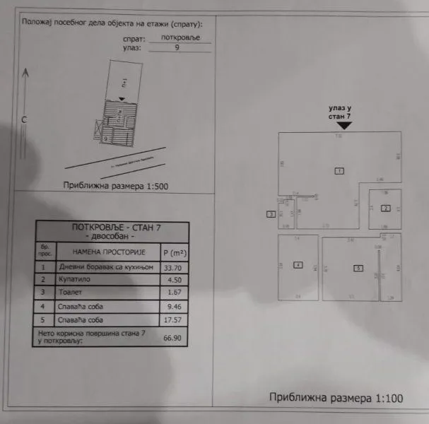 Prodaja, trosoban stan, 67m², Voždovac Sve Podlokacije, Beograd