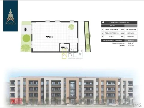 Sale, office space, 49m², Zabjelo, Podgorica - image 4