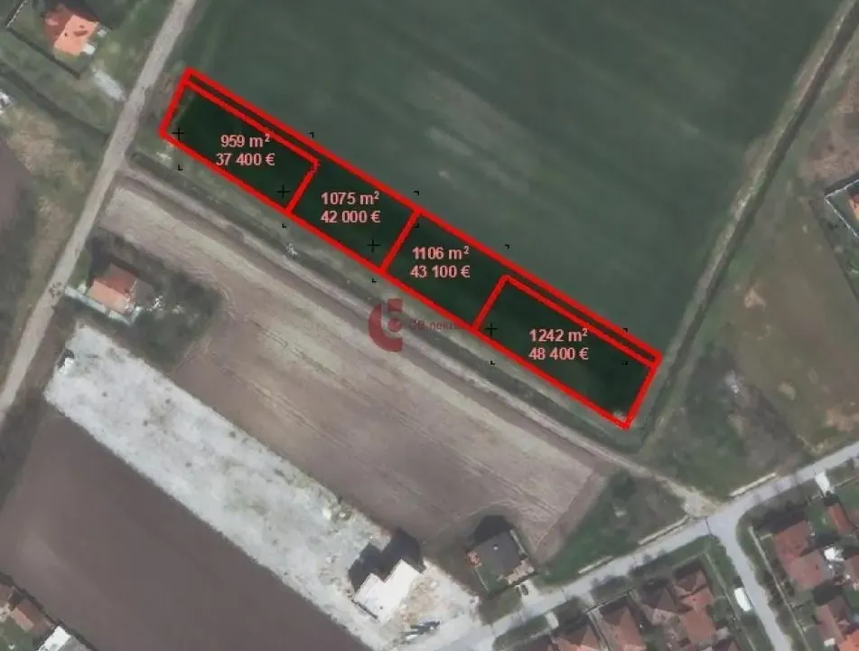 Sale, land lot, 1000m², Mali Radanovac, Subotica