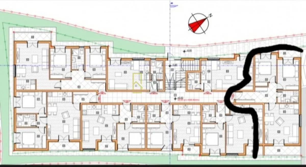 Prodaja, dvosoban stan, 63m², Cetinje, Crna Gora