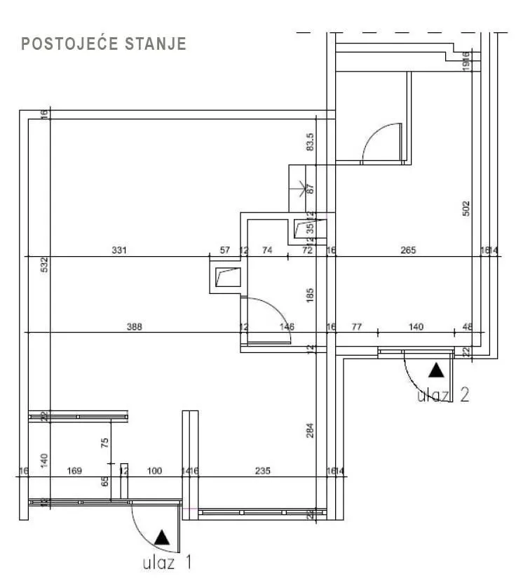 Sale, two bedroom apartment, 49m², Mirijevo 1, Mirijevo Sve Podlokacije