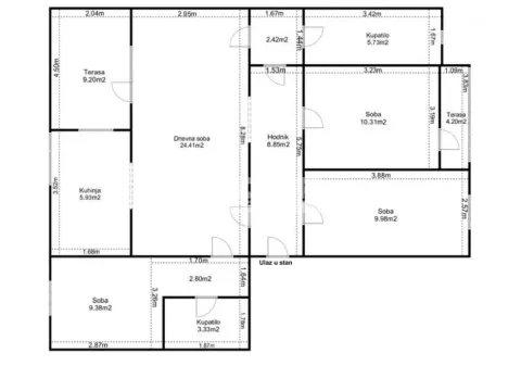 Prodaja, stan, 95m², Čukarica, Beograd - image 9