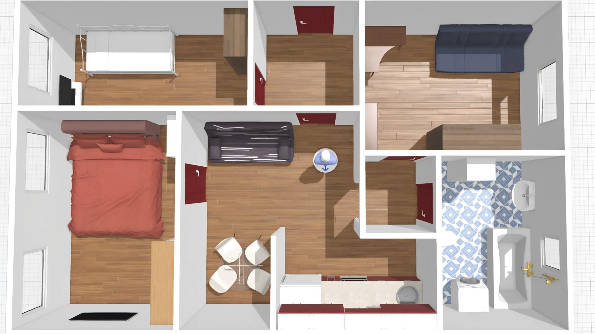 Prodaja, trosoban stan, 67m², Centar, Podgorica