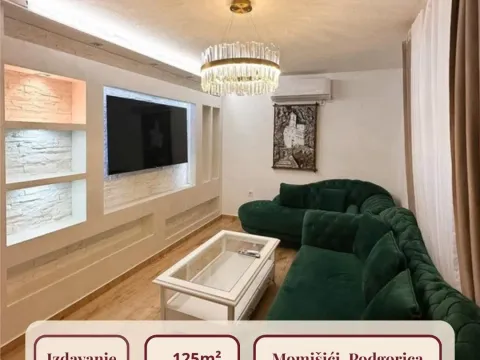 Izdavanje, trosoban stan, 125m², Momišići, Podgorica - image 1