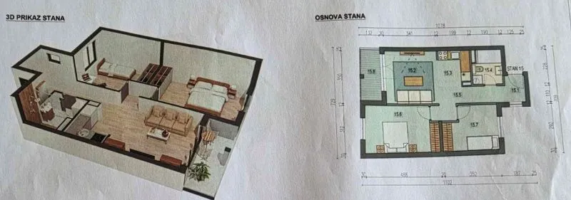 Prodaja, dvosoban stan, 56m², Voždovac Sve Podlokacije, Beograd