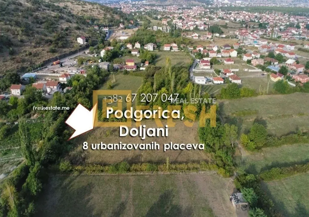 Prodaja, plac, 6072m², Masline, Podgorica