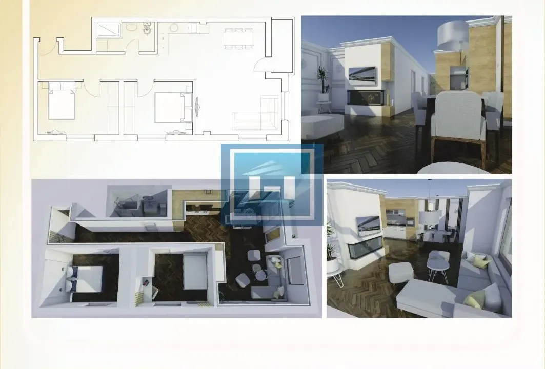 Sale, three bedroom apartment, 69m², Aqua park, Jagodina