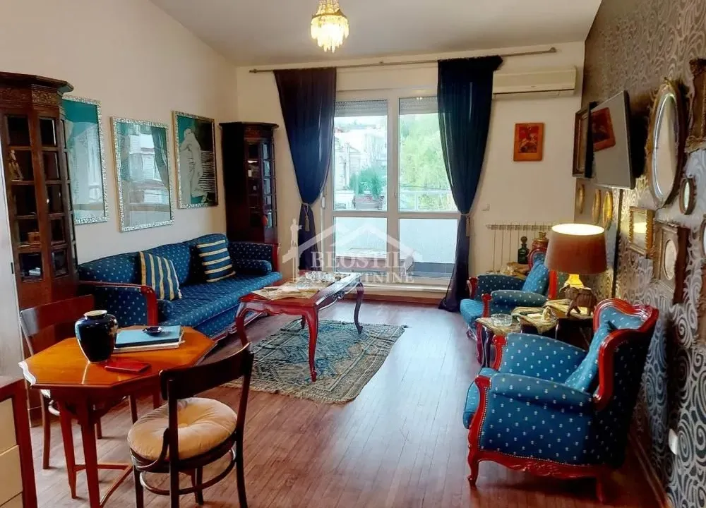 Izdavanje, dvosoban stan, 49m², Savski Venac, Beograd