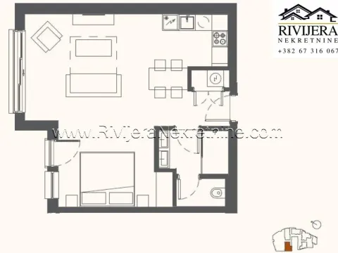 Prodaja, stan, 49m², Porto Montenegro, Tivat - image 2