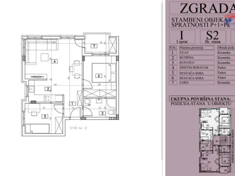 Prodaja, trosoban stan, 50m², Adice, Novi Sad Sve Podlokacije