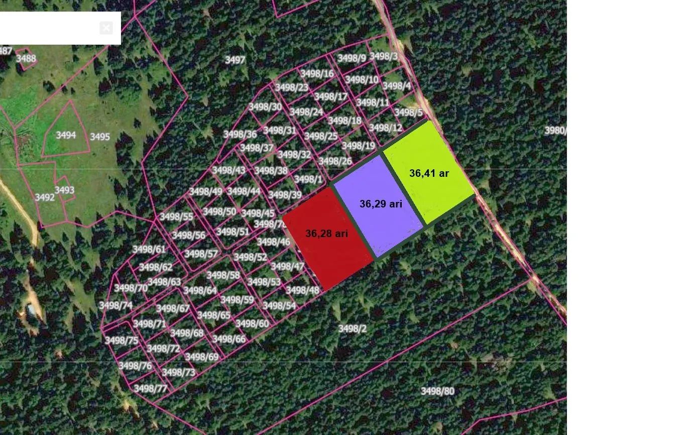 Sale, land lot, 3600m², Golija, Ivanjica