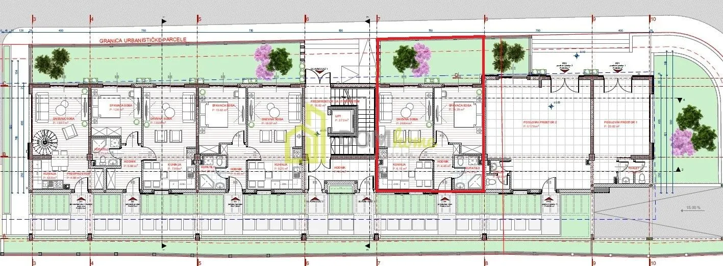 Prodaja, jednosoban stan, 48m², Momišići, Podgorica
