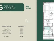 Sale, studio apartment, 26m², Kavač, Kotor - image 2