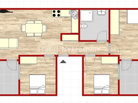 Prodaja, trosoban stan, 80m², Adice, Novi Sad Sve Podlokacije - image 2