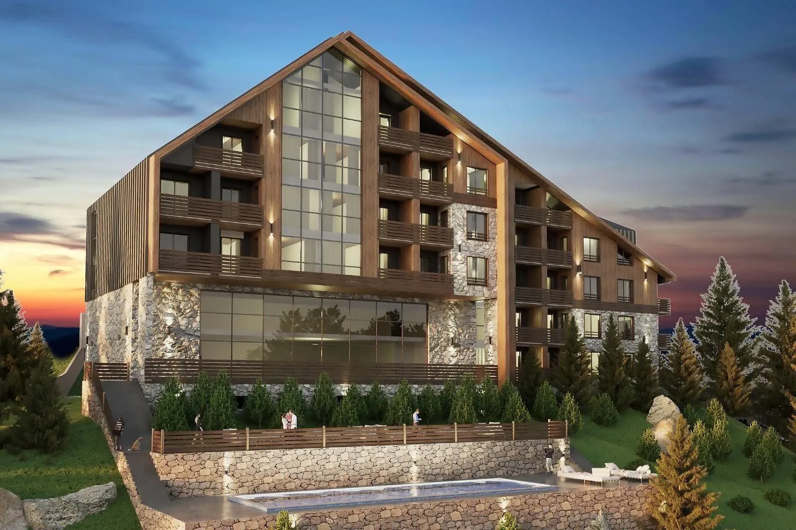 Sale, one bedroom apartment, 43m², Kolašin, Crna Gora