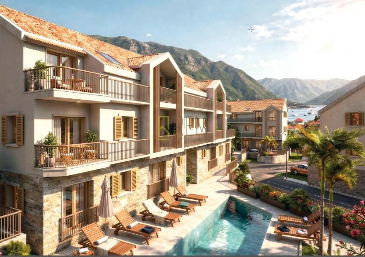 Prodaja, jednosoban stan, 49m², Risan, Kotor