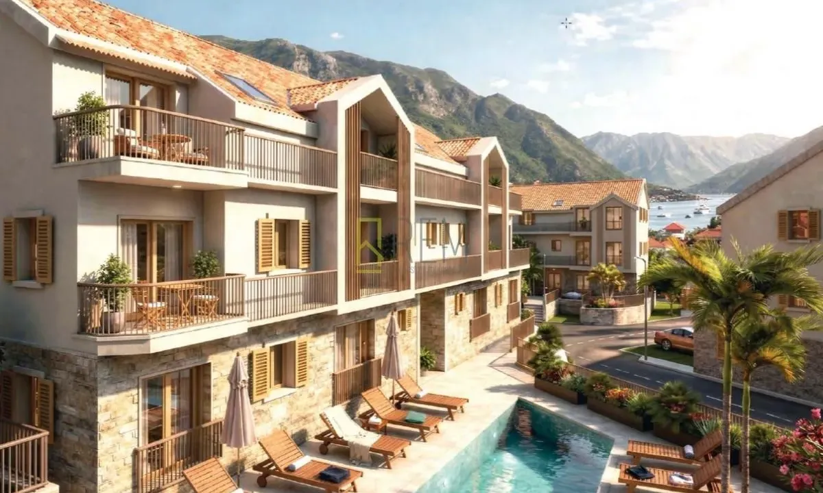 Prodaja, jednosoban stan, 49m², Risan, Kotor