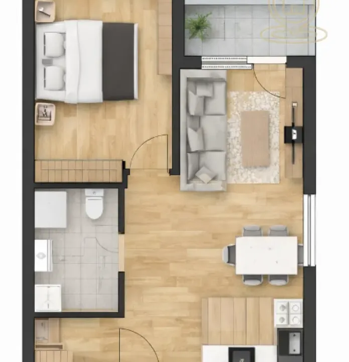 Sale, one bedroom apartment, 36m², Raj, Vrnjačka Banja